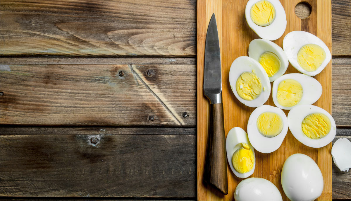 Healthy hard-boiled egg recipes.